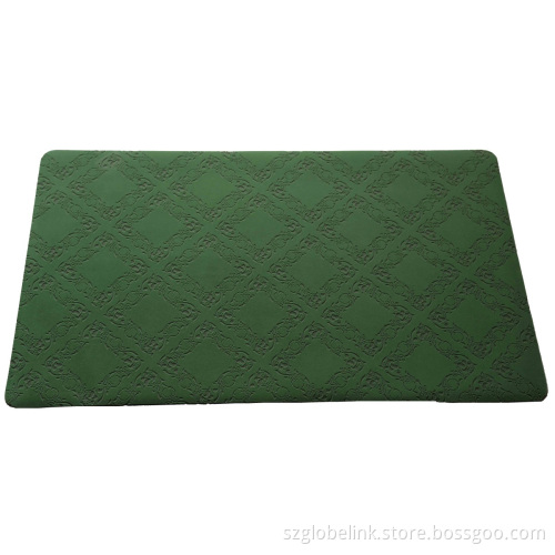 Natural Rubber Door Mat, Flocked, Soft Feet Touch 007